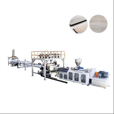SPC Klip-plastiek Omgewing Vloer Ekstrusie lyn van Jwell Machinery China